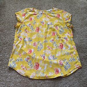 Fun2Fun Floral Yellow Blouse
